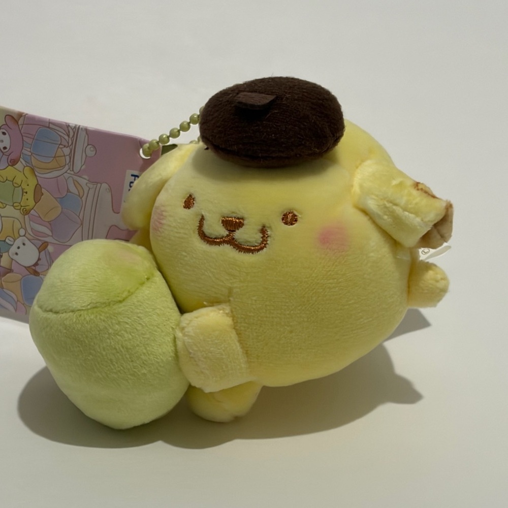 Sanrio PomPomPurin Toasted Marshmallow Mochi Feel Plush Charm